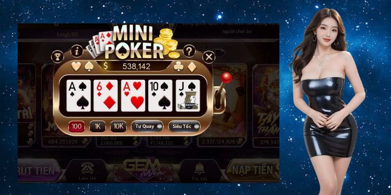 Game mini poker B52 – Lựa chọn lý tưởng cho cược thủ 